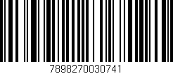 Código de barras (EAN, GTIN, SKU, ISBN): '7898270030741'