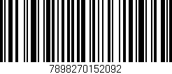 Código de barras (EAN, GTIN, SKU, ISBN): '7898270152092'