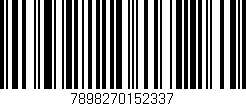 Código de barras (EAN, GTIN, SKU, ISBN): '7898270152337'