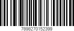 Código de barras (EAN, GTIN, SKU, ISBN): '7898270152399'