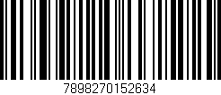 Código de barras (EAN, GTIN, SKU, ISBN): '7898270152634'