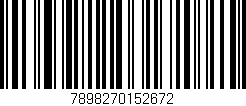 Código de barras (EAN, GTIN, SKU, ISBN): '7898270152672'