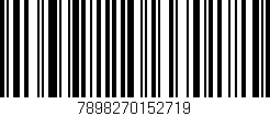 Código de barras (EAN, GTIN, SKU, ISBN): '7898270152719'