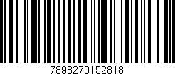 Código de barras (EAN, GTIN, SKU, ISBN): '7898270152818'