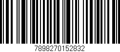 Código de barras (EAN, GTIN, SKU, ISBN): '7898270152832'
