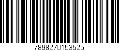 Código de barras (EAN, GTIN, SKU, ISBN): '7898270153525'