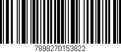 Código de barras (EAN, GTIN, SKU, ISBN): '7898270153822'