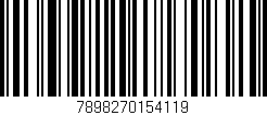 Código de barras (EAN, GTIN, SKU, ISBN): '7898270154119'