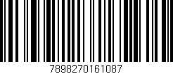 Código de barras (EAN, GTIN, SKU, ISBN): '7898270161087'