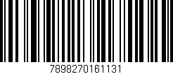 Código de barras (EAN, GTIN, SKU, ISBN): '7898270161131'