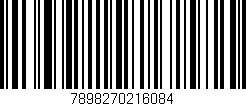 Código de barras (EAN, GTIN, SKU, ISBN): '7898270216084'