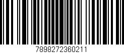 Código de barras (EAN, GTIN, SKU, ISBN): '7898272360211'