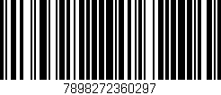 Código de barras (EAN, GTIN, SKU, ISBN): '7898272360297'