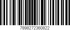 Código de barras (EAN, GTIN, SKU, ISBN): '7898272360822'