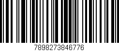 Código de barras (EAN, GTIN, SKU, ISBN): '7898273846776'