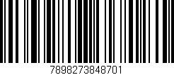 Código de barras (EAN, GTIN, SKU, ISBN): '7898273848701'