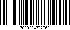 Código de barras (EAN, GTIN, SKU, ISBN): '7898274672763'