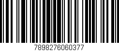 Código de barras (EAN, GTIN, SKU, ISBN): '7898276060377'