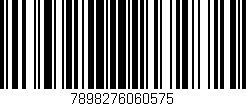 Código de barras (EAN, GTIN, SKU, ISBN): '7898276060575'