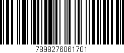 Código de barras (EAN, GTIN, SKU, ISBN): '7898276061701'