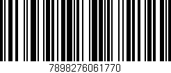Código de barras (EAN, GTIN, SKU, ISBN): '7898276061770'