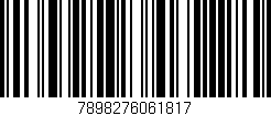 Código de barras (EAN, GTIN, SKU, ISBN): '7898276061817'