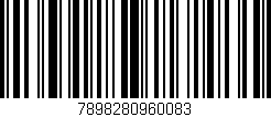 Código de barras (EAN, GTIN, SKU, ISBN): '7898280960083'