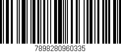 Código de barras (EAN, GTIN, SKU, ISBN): '7898280960335'