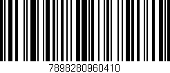 Código de barras (EAN, GTIN, SKU, ISBN): '7898280960410'