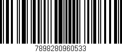 Código de barras (EAN, GTIN, SKU, ISBN): '7898280960533'