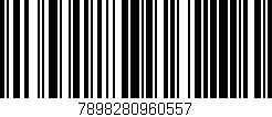Código de barras (EAN, GTIN, SKU, ISBN): '7898280960557'