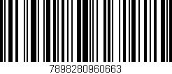 Código de barras (EAN, GTIN, SKU, ISBN): '7898280960663'
