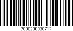Código de barras (EAN, GTIN, SKU, ISBN): '7898280960717'