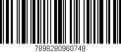 Código de barras (EAN, GTIN, SKU, ISBN): '7898280960748'