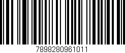 Código de barras (EAN, GTIN, SKU, ISBN): '7898280961011'