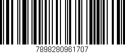 Código de barras (EAN, GTIN, SKU, ISBN): '7898280961707'
