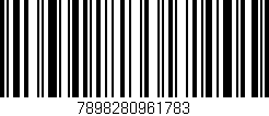 Código de barras (EAN, GTIN, SKU, ISBN): '7898280961783'