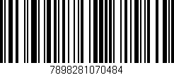 Código de barras (EAN, GTIN, SKU, ISBN): '7898281070484'