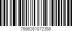 Código de barras (EAN, GTIN, SKU, ISBN): '7898281072358'