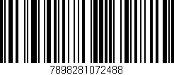 Código de barras (EAN, GTIN, SKU, ISBN): '7898281072488'