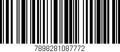 Código de barras (EAN, GTIN, SKU, ISBN): '7898281087772'