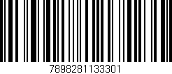 Código de barras (EAN, GTIN, SKU, ISBN): '7898281133301'