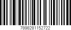 Código de barras (EAN, GTIN, SKU, ISBN): '7898281152722'