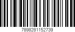 Código de barras (EAN, GTIN, SKU, ISBN): '7898281152739'
