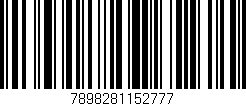Código de barras (EAN, GTIN, SKU, ISBN): '7898281152777'