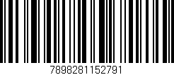 Código de barras (EAN, GTIN, SKU, ISBN): '7898281152791'