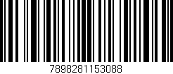 Código de barras (EAN, GTIN, SKU, ISBN): '7898281153088'