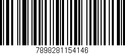 Código de barras (EAN, GTIN, SKU, ISBN): '7898281154146'