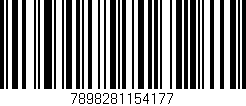 Código de barras (EAN, GTIN, SKU, ISBN): '7898281154177'