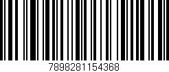 Código de barras (EAN, GTIN, SKU, ISBN): '7898281154368'